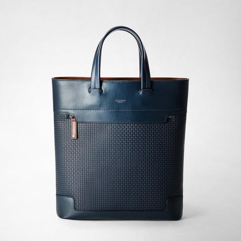 Serapian TOTE BAG VERTICALE IN STEPAN 72 Fino al 50% di sconto