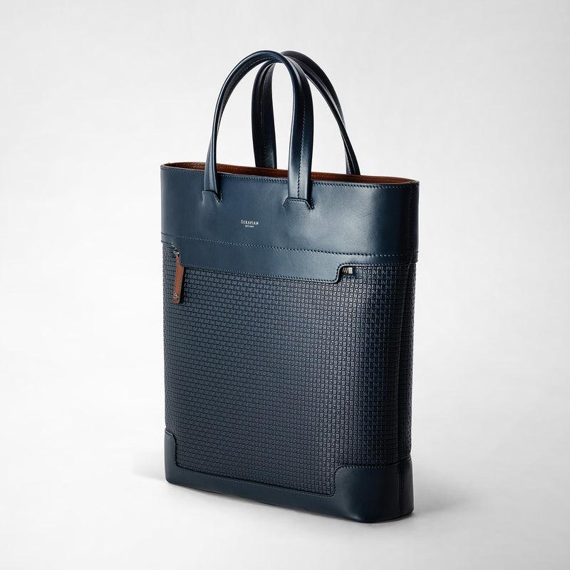 Serapian TOTE BAG VERTICALE IN STEPAN 72 Fino al 50% di sconto