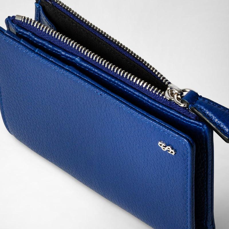 Serapian PORTAFOGLIO VERTICALE CON ZIP IN PELLE CACHEMIRE Only for today