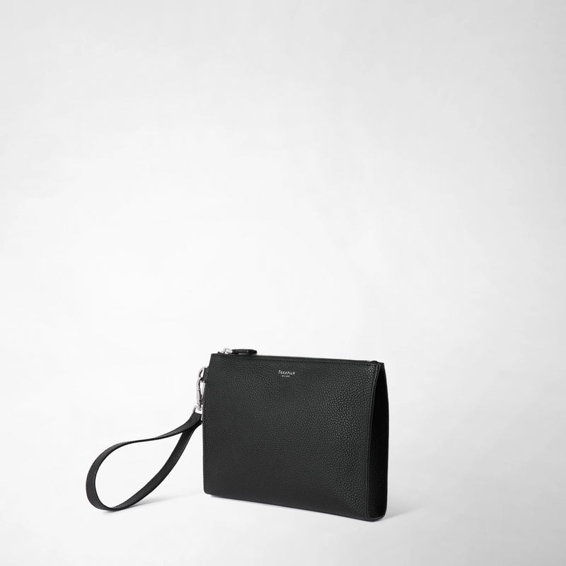 Serapian POCHETTE CON ZIP IN PELLE CACHEMIRE 2025
