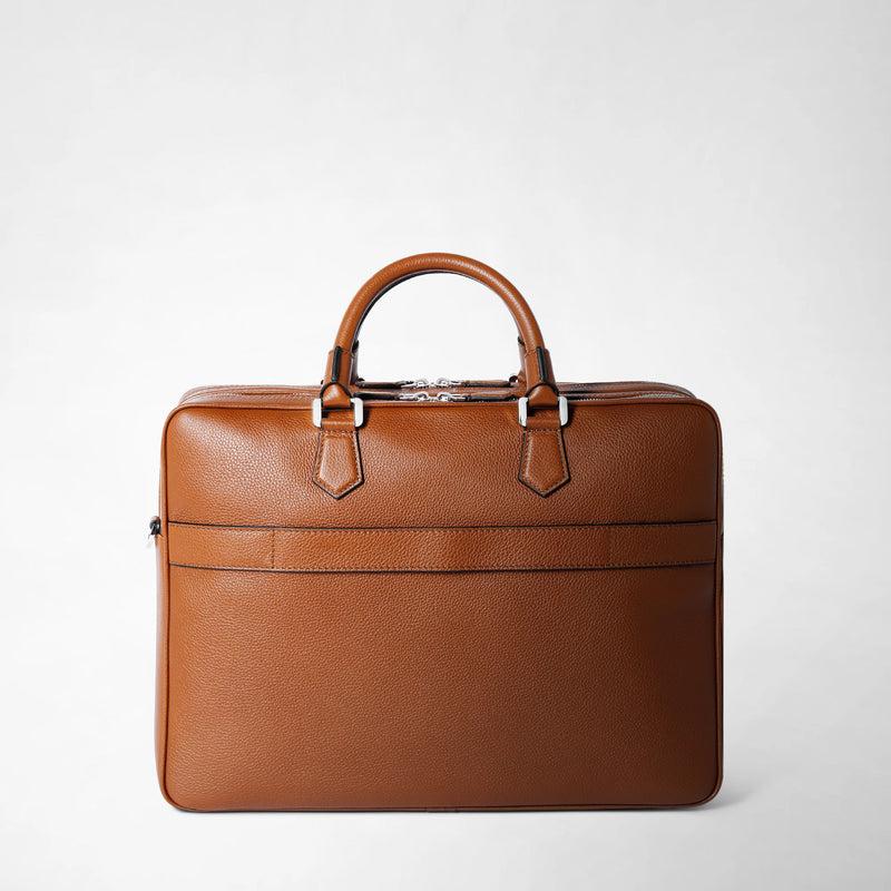 Serapian BORSA BUSINESS GRANDE IN PELLE CACHEMIRE Italia