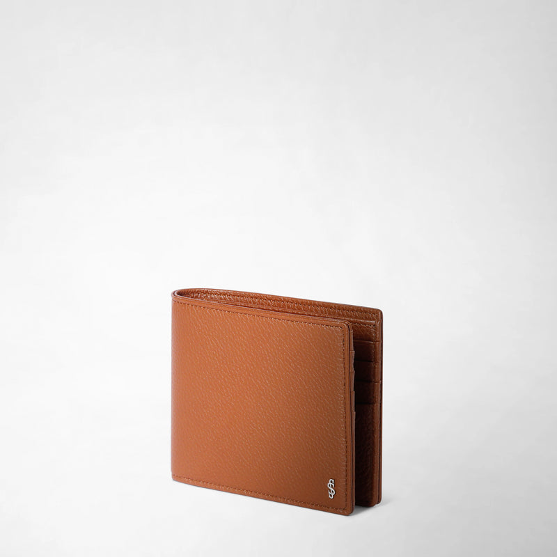 Serapian PORTAFOGLIO PER 4 CARTE CON PORTAMONETE IN PELLE CACHEMIRE Promozione