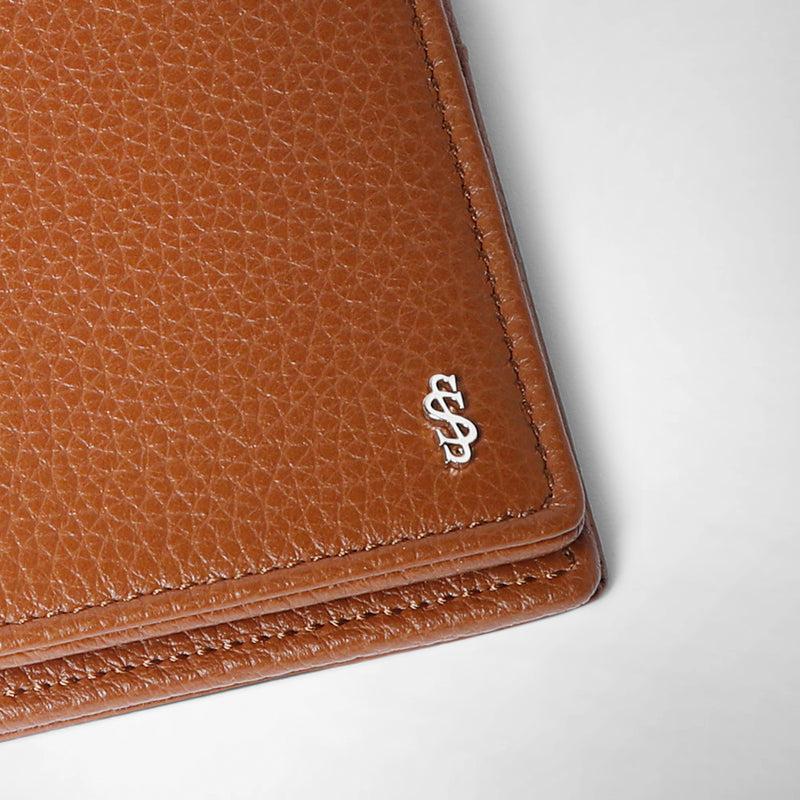 Serapian PORTAFOGLIO PER 4 CARTE CON PORTAMONETE IN PELLE CACHEMIRE Promozione