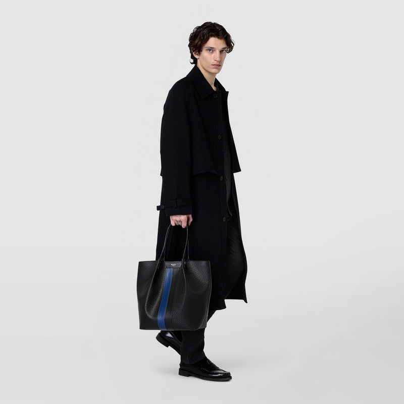 Serapian VERTICAL SECRET TOTE BAG IN STEPAN Prezzo Ridotto