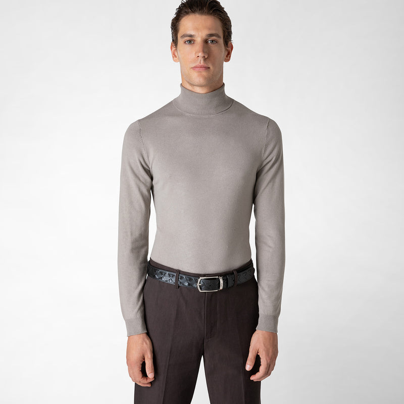 Serapian Belt in mosaico black Outlet