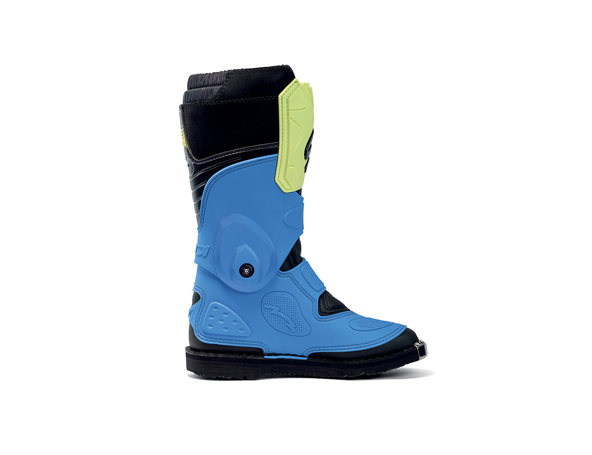 Sidi FLAME - light blue - lime - black / Regular / 32 Negozio