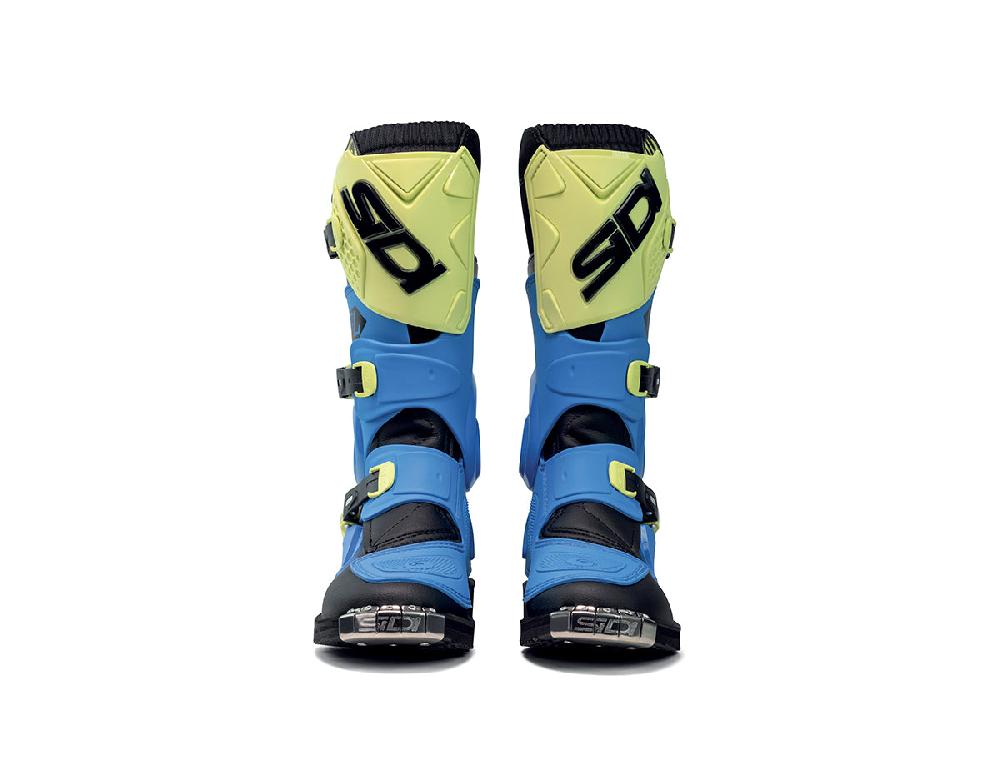 Sidi FLAME - light blue - lime - black / Regular / 32 Negozio