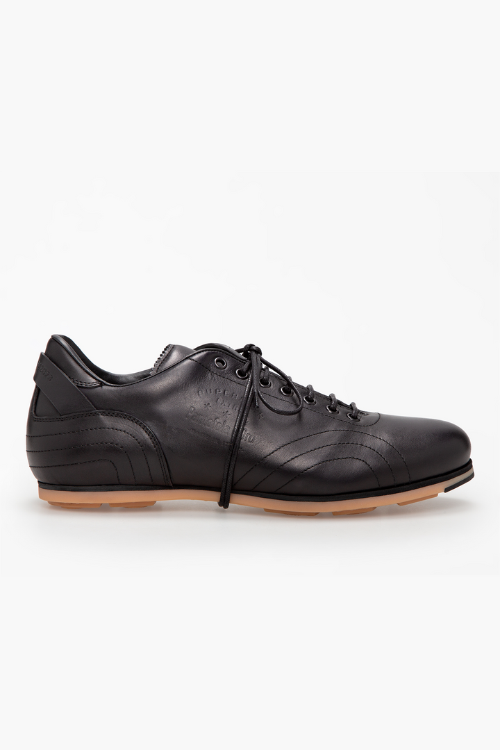 Spatarella Sneakers uomo in pelle nera 7625734553823 Pezzi Unici