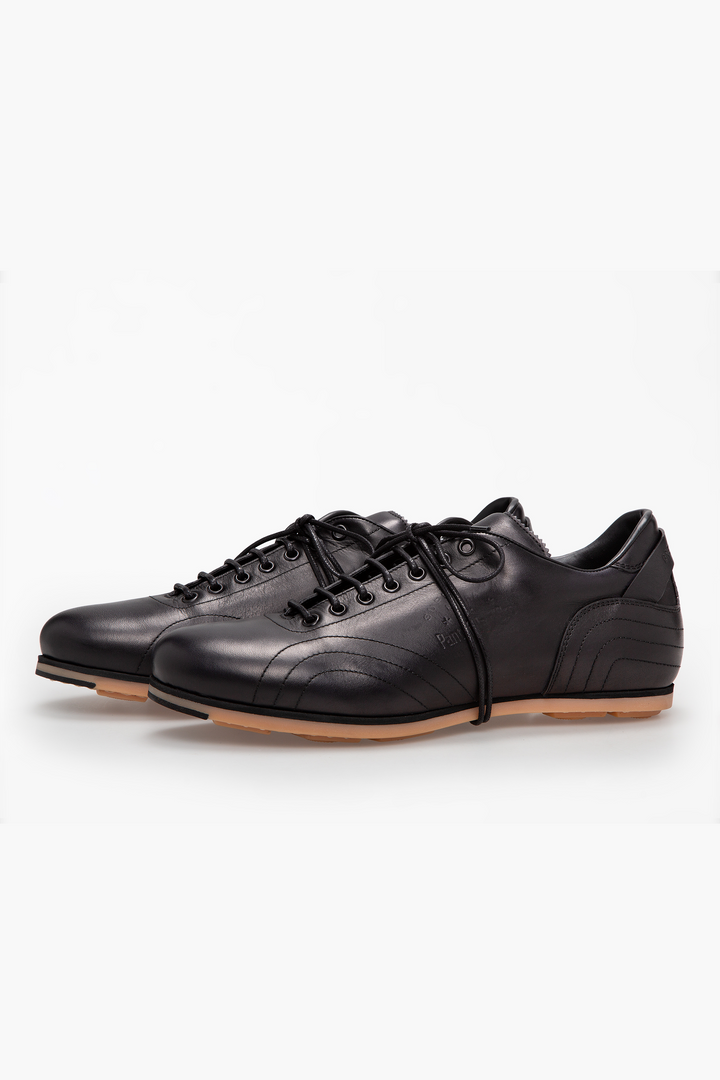 Spatarella Sneakers uomo in pelle nera 7625734553823 Pezzi Unici