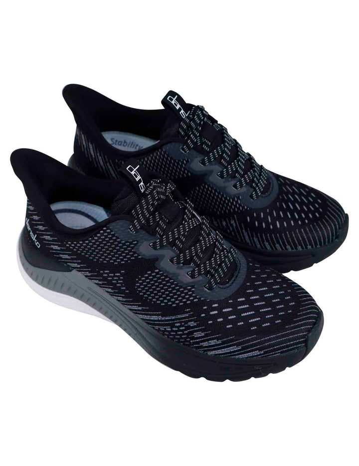 Spatarella Sneakers donna Mesh in tela nera Fino Al -60%