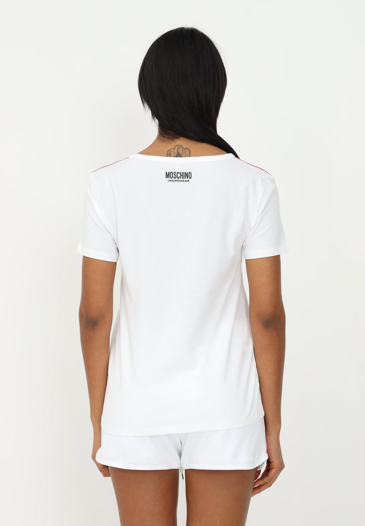 Spatarella T-shirt donna in cotone bianco Convenienza