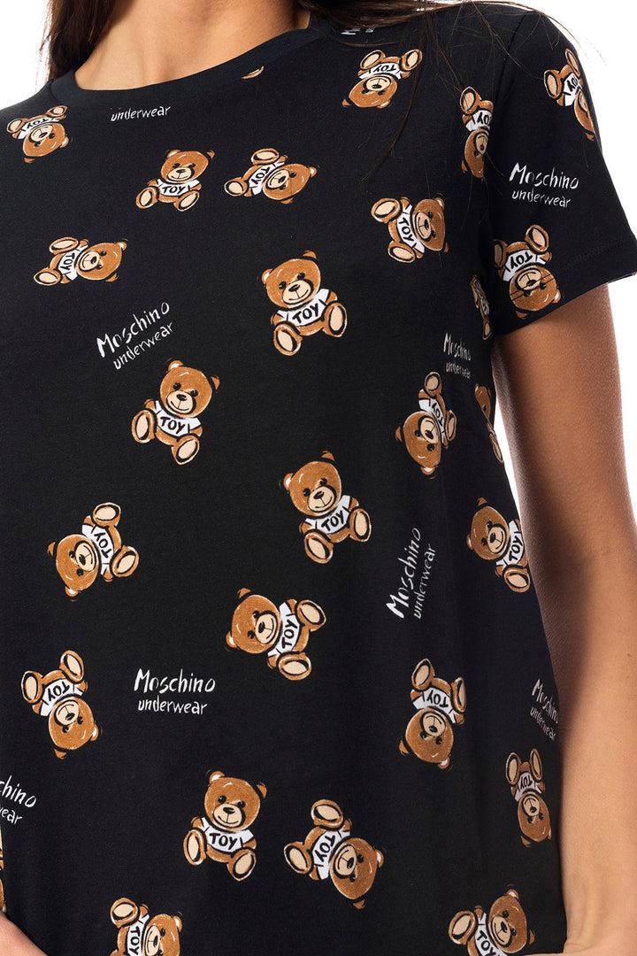 Spatarella T-shirt donna in cotone nero Presa