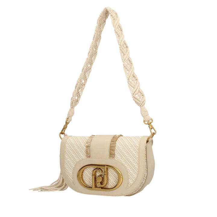 Spatarella Borse donna a tracolla in tessuto beige