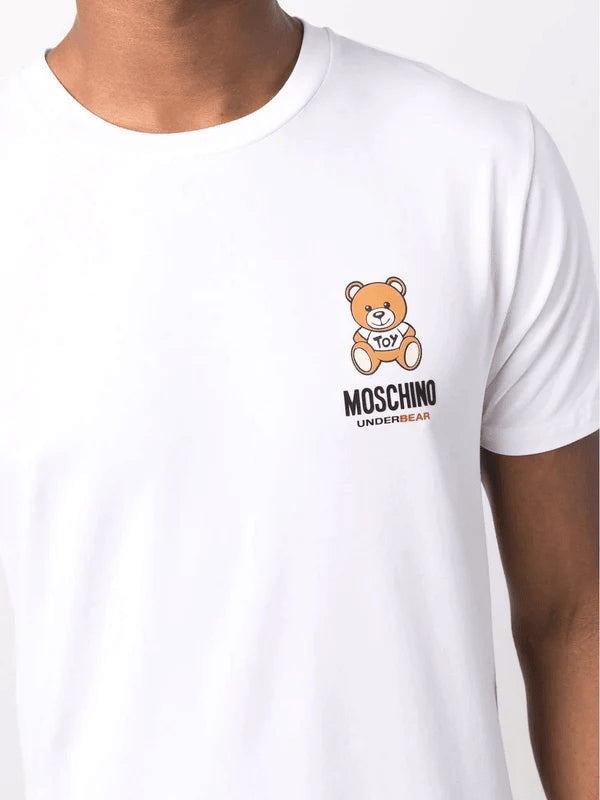 Spatarella T-shirt uomo in cotone bianco Italy