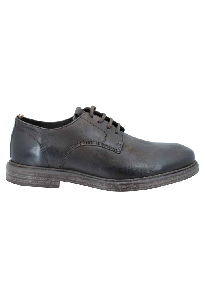 Spatarella Stringata uomo in pelle marrone suola in gomma e sottopiede memory foam Online