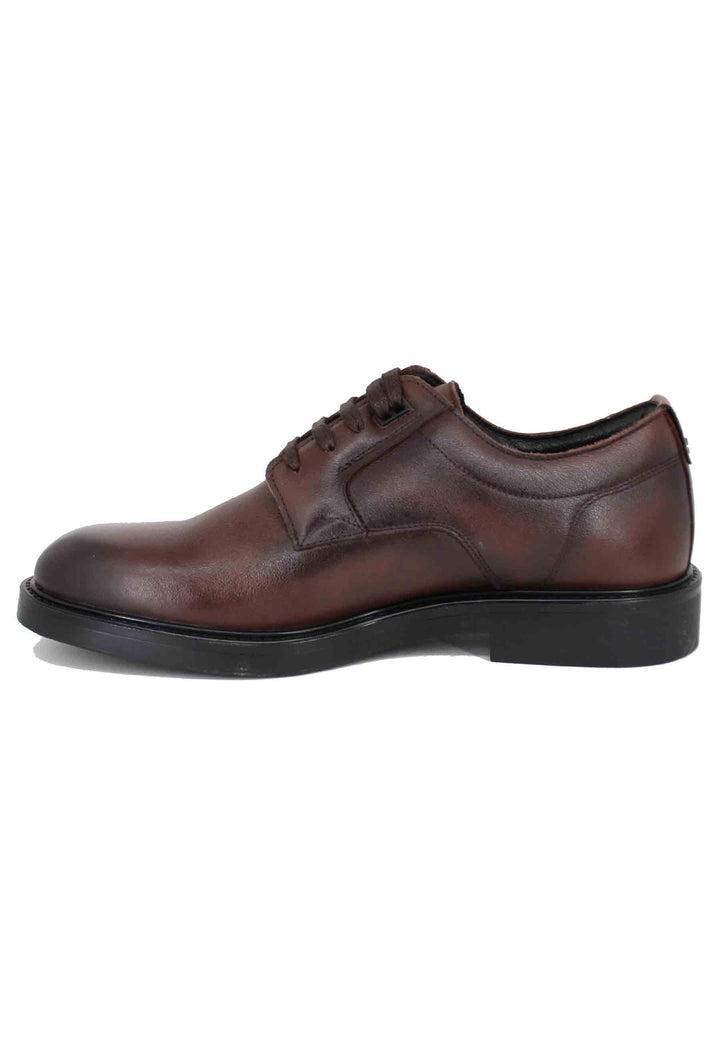 Spatarella Stringate uomo in pelle marrone Saldi