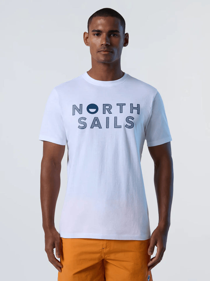 Spatarella T-shirt uomo in cotone bianco 692973-0101 Nuova