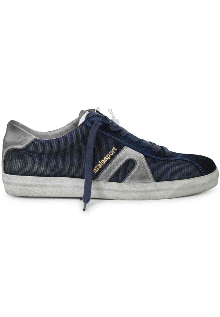 Spatarella Sneakers uomo in canvas vintage blu Affare Del Giorno