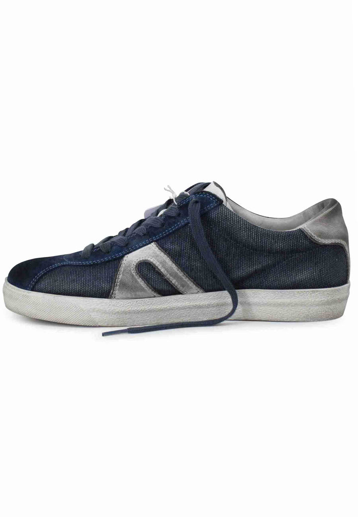 Spatarella Sneakers uomo in canvas vintage blu Affare Del Giorno