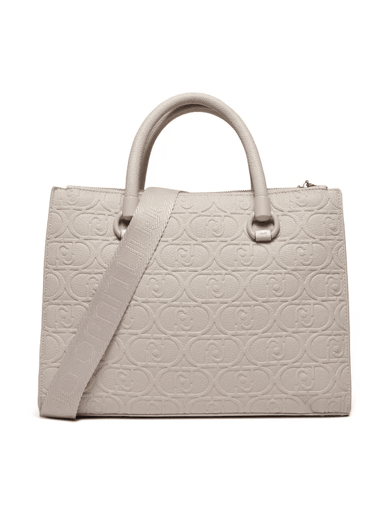 Spatarella Borse donna a mano in similpelle beige In Saldo