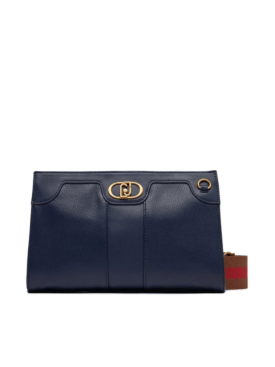 Spatarella Borse donna a tracolla in similpelle blu navy