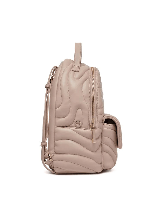 Spatarella Zaini donna in ecopelle beige Saldi