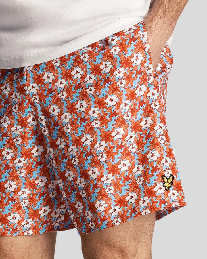 Spatarella Costumi uomo in tessuto a fiori Negozi Online