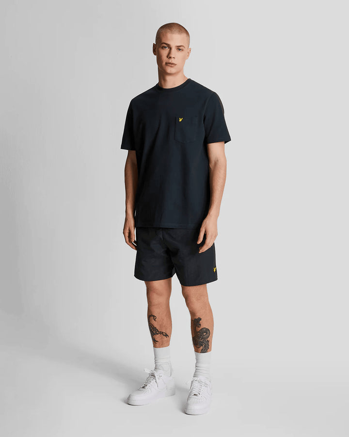 Spatarella Costumi uomo in tessuto blu navy