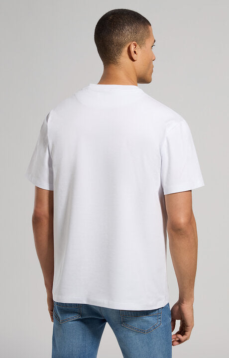 Spatarella T-shirt uomo girocollo in jersey bianco pbmt0073-1000 Sottocosto