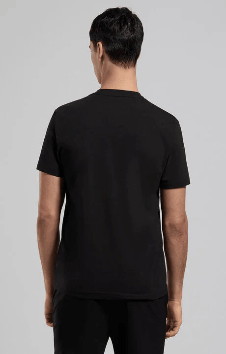 Spatarella T-shirt uomo girocollo in jersey nero bmt0202-8000 Economico