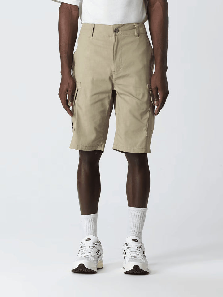 Spatarella Bermuda uomo in tessuto beige