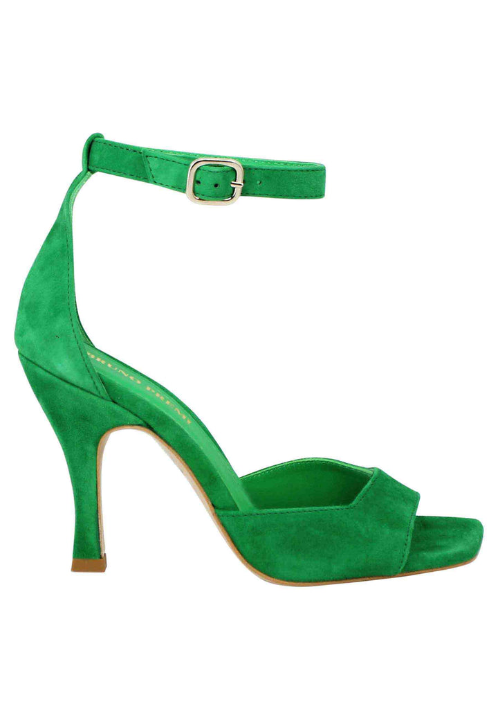 Spatarella Sandali donna Soly Lea in camoscio verde con cinturino alla caviglia Online