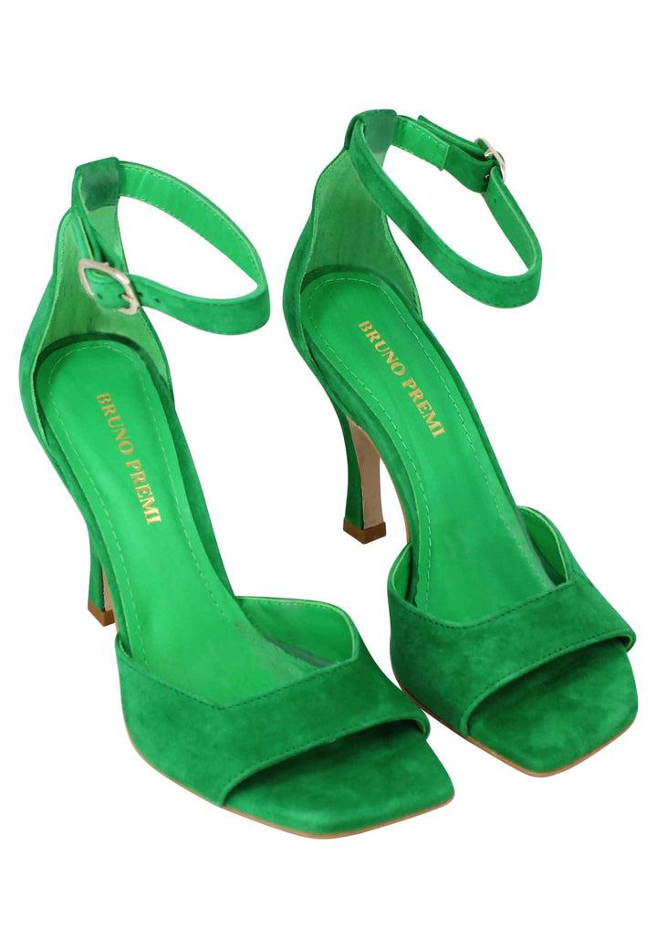 Spatarella Sandali donna Soly Lea in camoscio verde con cinturino alla caviglia Online