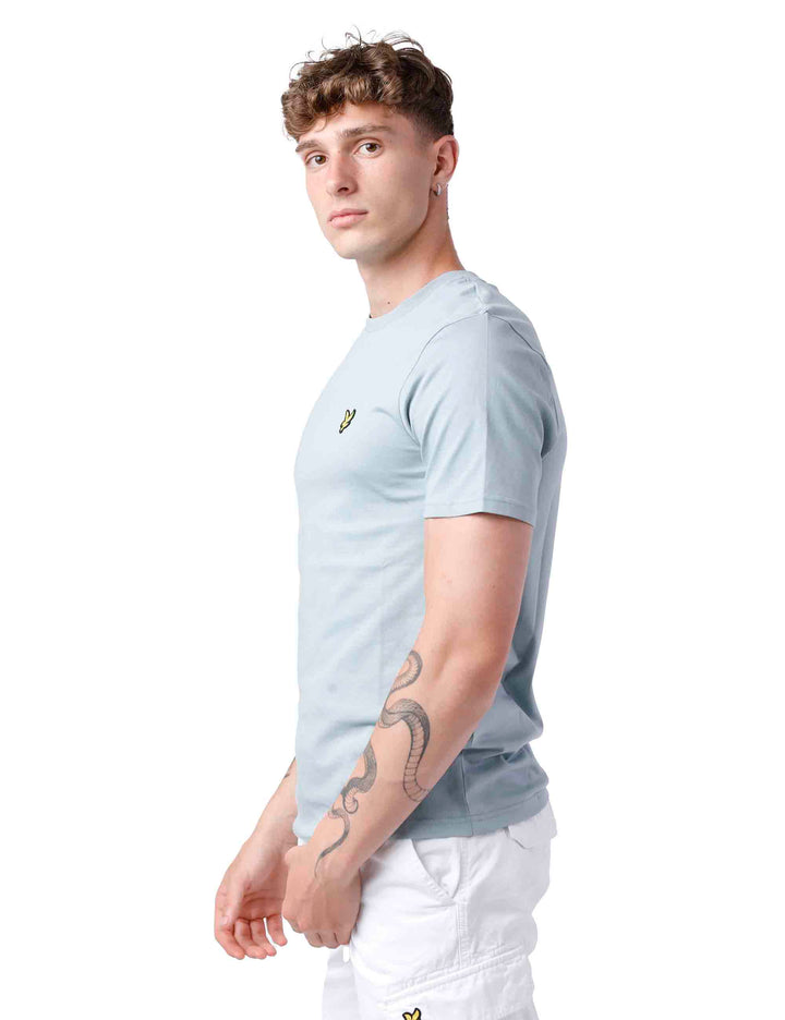 Spatarella T-shirt uomo in cotone celeste Italy