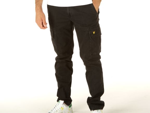 Spatarella Pantaloni uomo in cotone nero