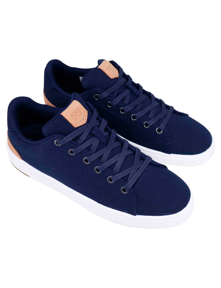 Spatarella Sneakers uomo in tessuto blu Spedizione Gratuita