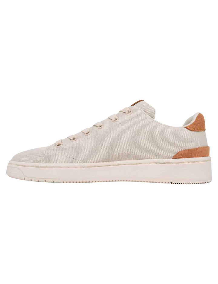 Spatarella Sneakers uomo in tessuto beige Pezzi Unici
