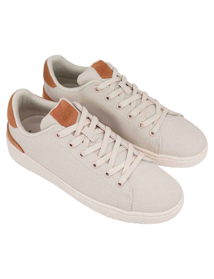 Spatarella Sneakers uomo in tessuto beige Pezzi Unici