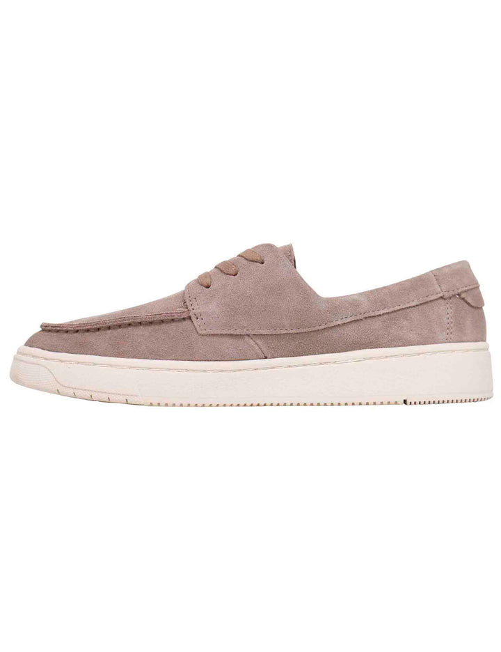 Spatarella Stringate uomo in camoscio taupe con suola in gomma Negozi Online
