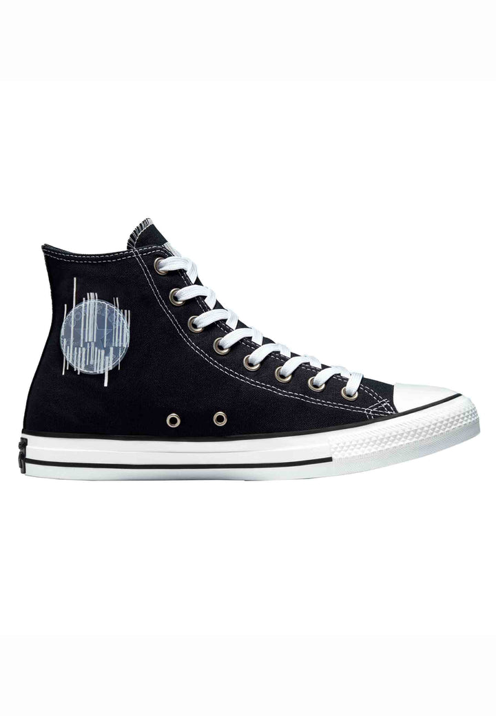Spatarella Sneakers da donna Chuck Taylor Translucent Barcode in tela nera In Saldo