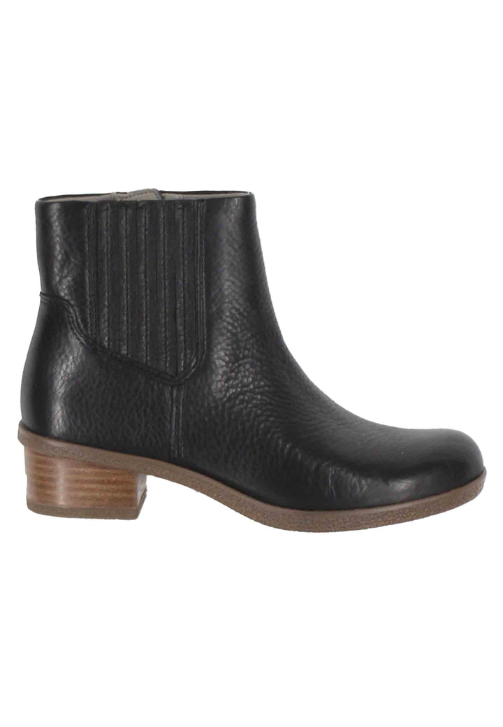 Spatarella Stivaletti donna whaterproff in pelle nero con suola in gomma Acquista Ora