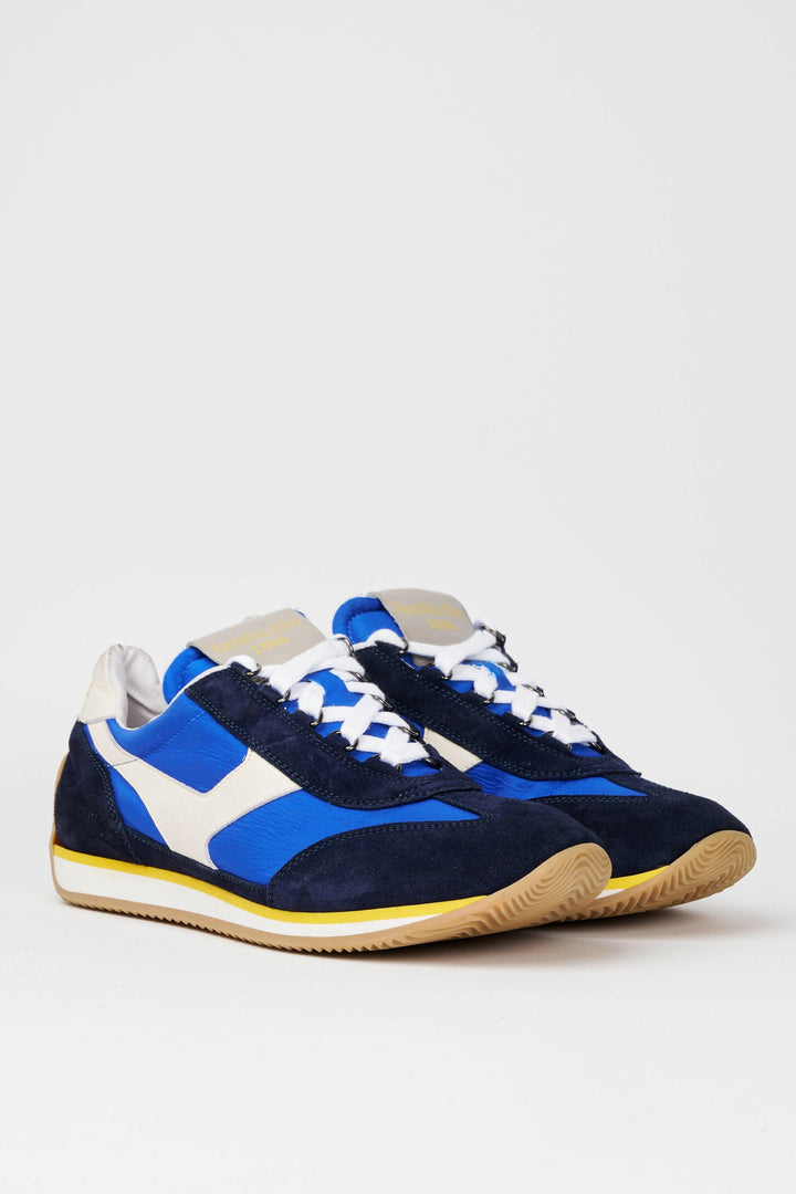 Spatarella Sneakers uomo Trainer '74 in camoscio blu e tessuto 003 Convenienza