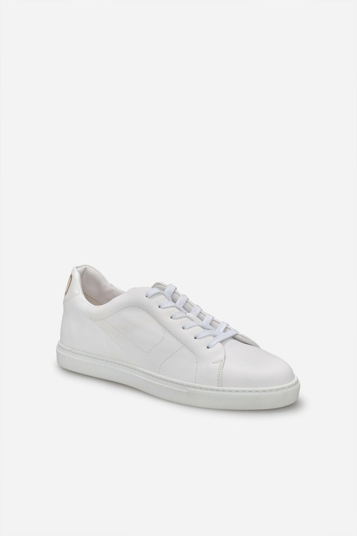 Spatarella Sneakers uomo N.100 in pelle bianca Economico