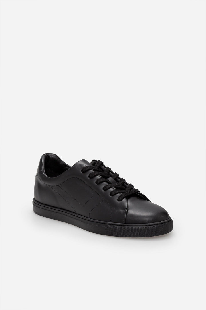 Spatarella Sneakers uomo N.100 in pelle nera Online