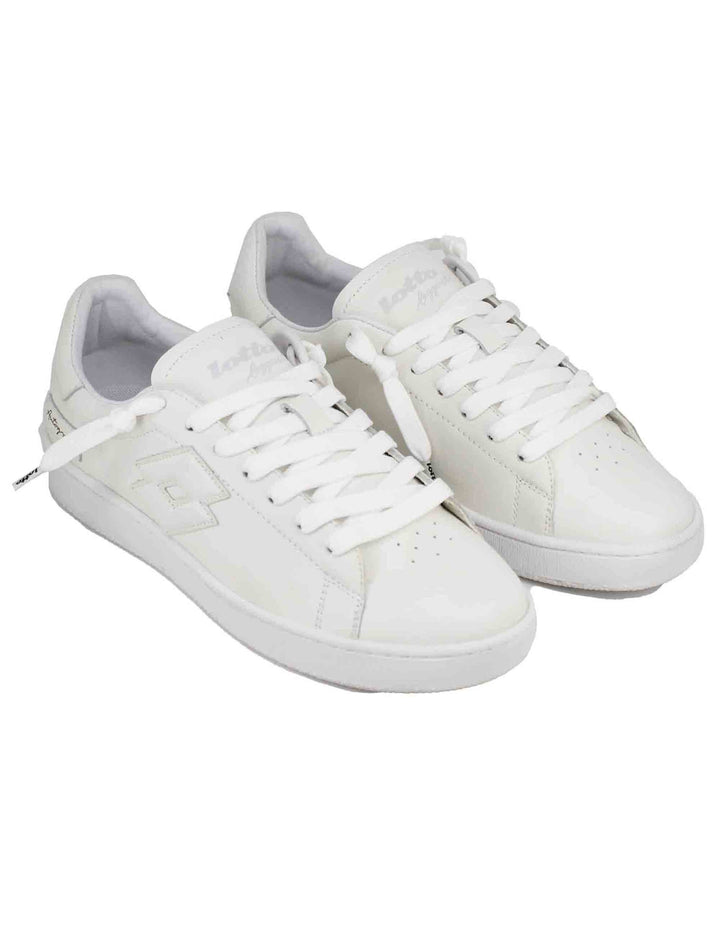 Spatarella Snekaers uomo in pelle bianca autograph Promozione