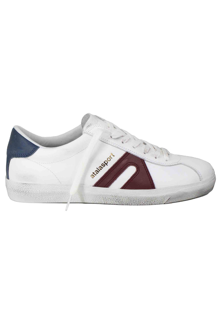 Spatarella Sneakers uomo in pelle bianca