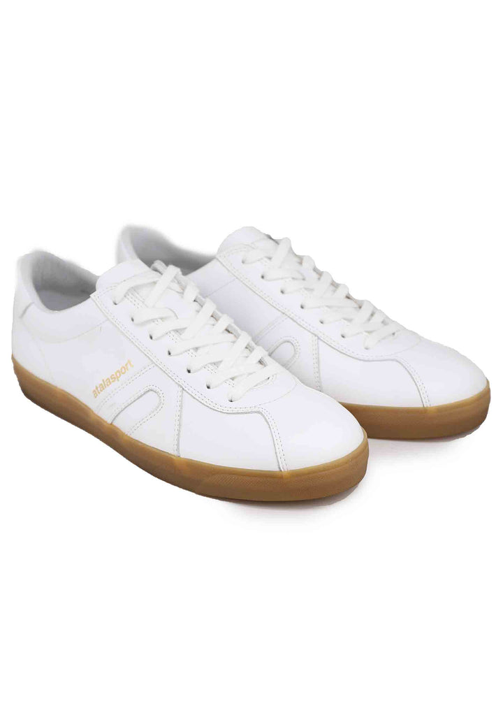 Spatarella Sneakers uomo in pelle bianca Qualità Garantita