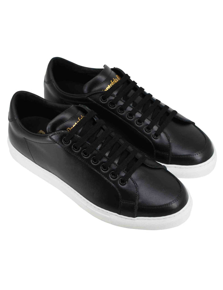 Spatarella Sneakers uomo Top spin in pelle nera Prezzo Ridotto