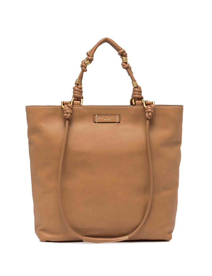 Spatarella Shopping bag donna Camilla in pelle cuoio con doppi manici Offerta