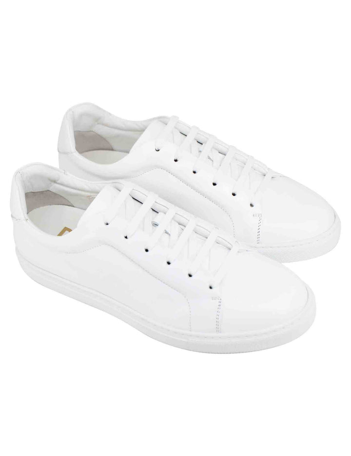 Spatarella Sneakers uomo Foro italico in pelle bianca 2025